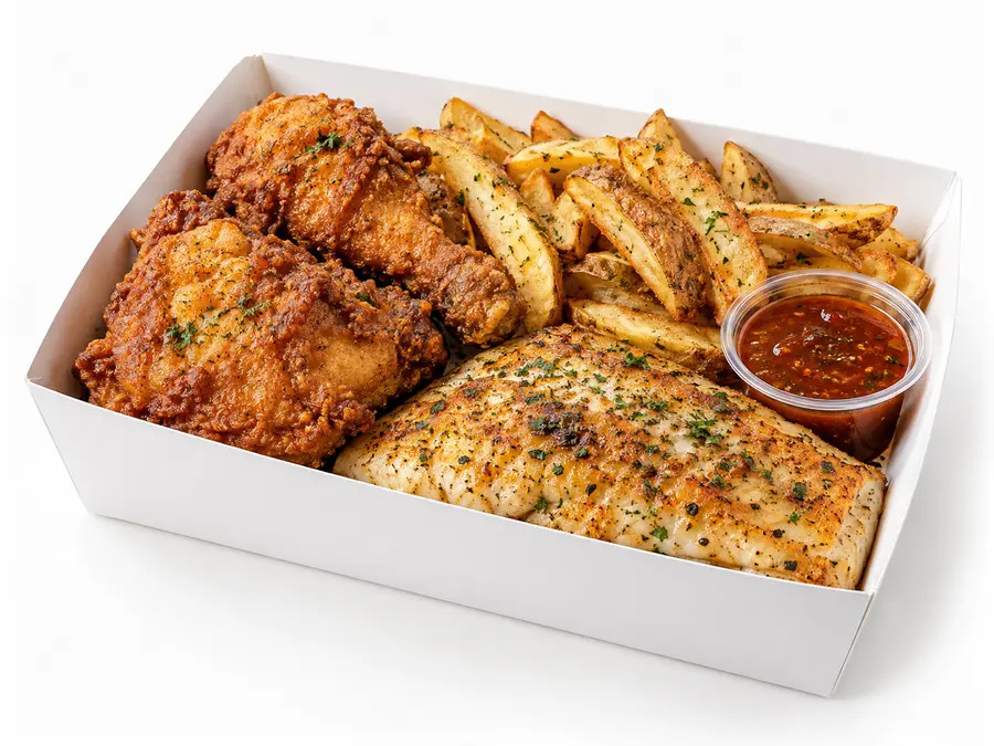 Chicken + Fish from the Foodeez menu